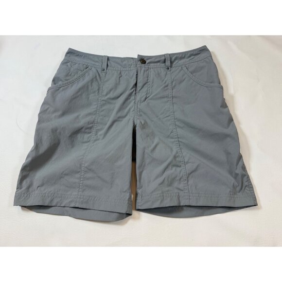 Royal Robbins Womens Gray Lightweight Outdoor Shorts Size 8 (bin JJ131) - Picture 1 of 6